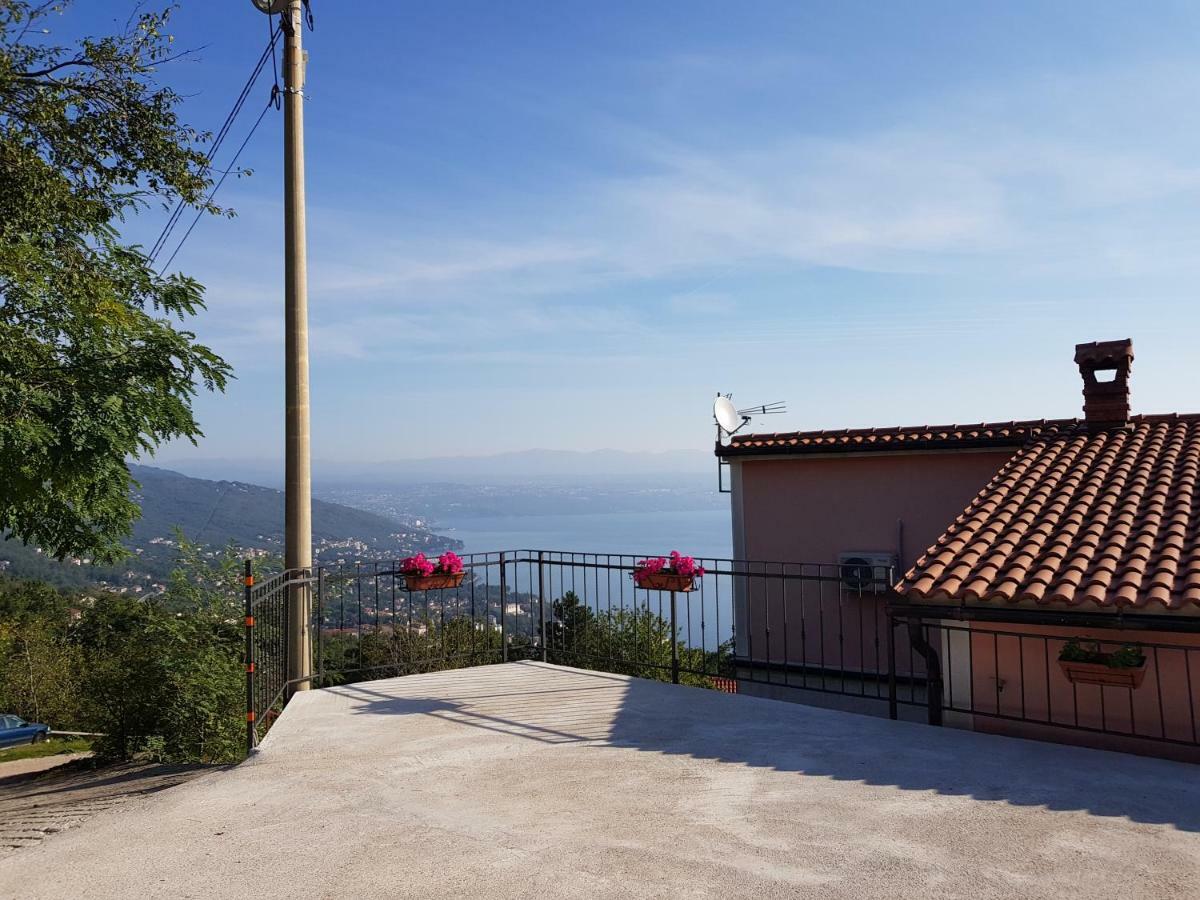 House Anastazia With Spectacular View Villa Lovran Exterior photo